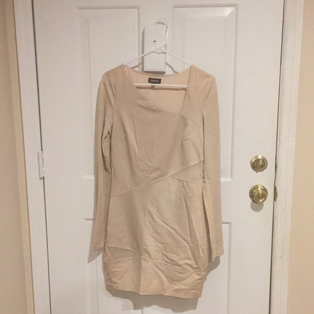 Bebe long sleeve mini dress